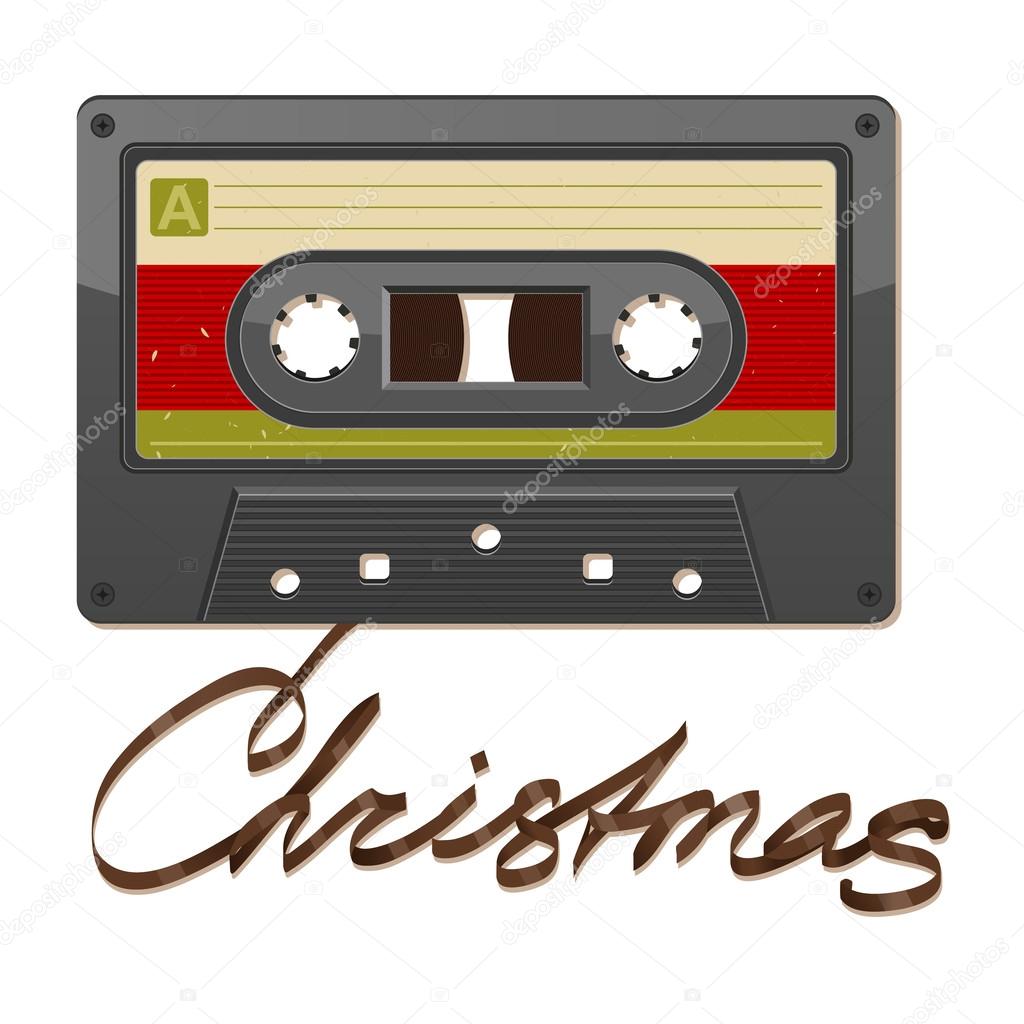 Audio cassette tape. Film written Christmas