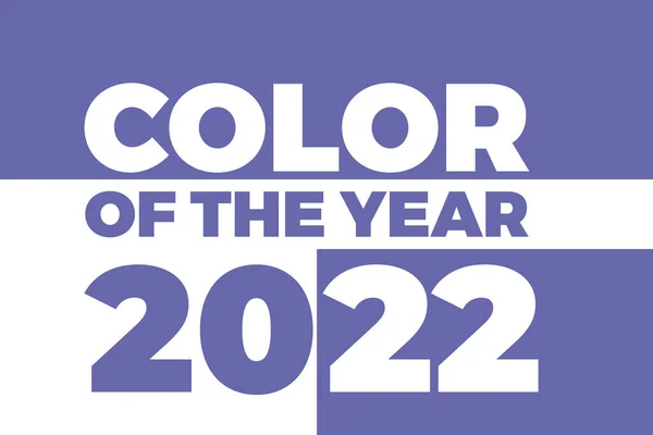 Color del año 2022. Color rojo violeta de moda — Vector de stock
