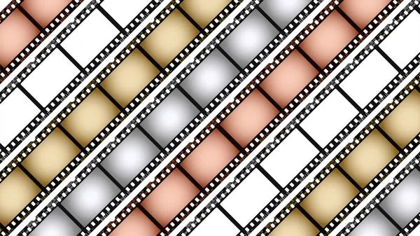 Film strip lines wallpaper. Old film movie — Stock Vector