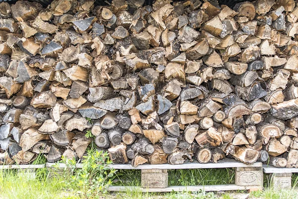 ahşap hazır kış fırtına için ateş