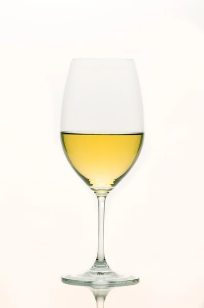 Sklenice na bílé víno — Stock fotografie