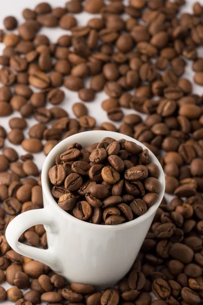 볶은 갈색 커피 원두 — 스톡 사진