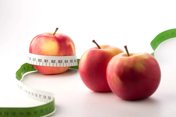 Manzanas con medidor — Foto de Stock