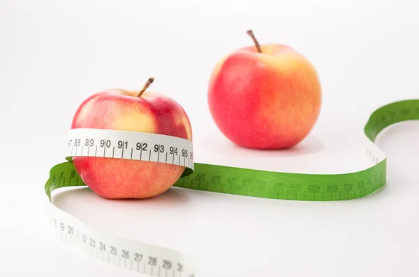 Manzanas con medidor — Foto de Stock