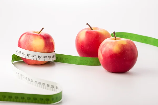 Appels met meter — Stockfoto