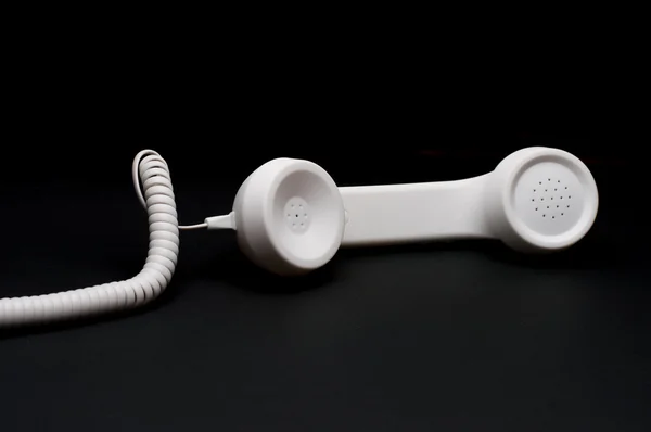 Retro telephone with cord — Stock Photo, Image