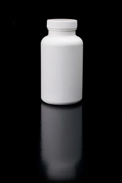 Botella de suplementos con suplementos —  Fotos de Stock