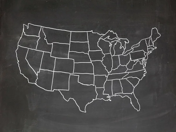 US chalkboard — Stock Photo, Image