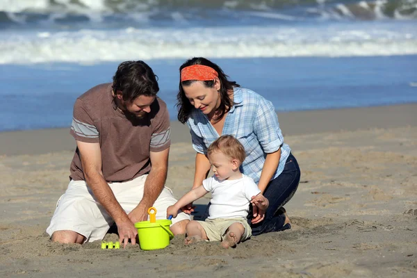 Rodinné pláže — Stock fotografie
