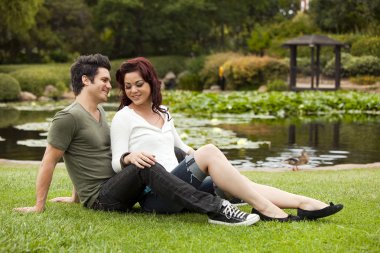 Birbirine aşık çift