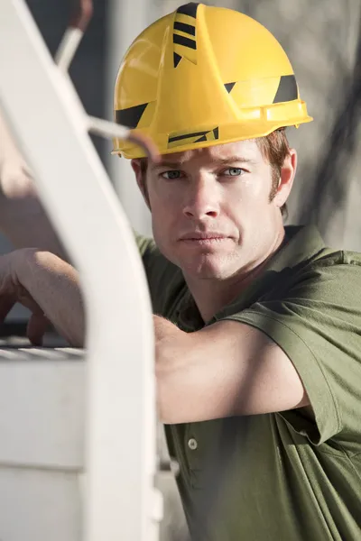 Contractor at jobsite — Stock Photo, Image