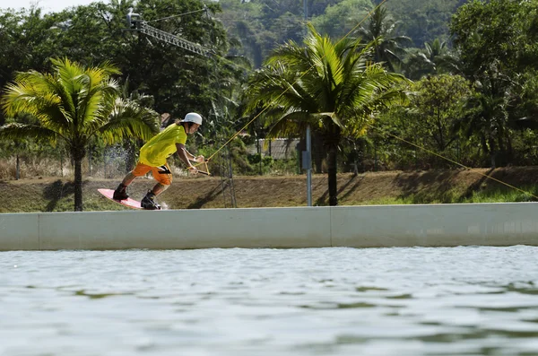 Wake boarder — Stock Photo, Image