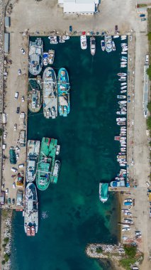 Photo of sea of marmara and port with drone
