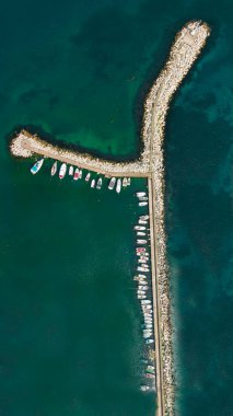 Photo of sea of marmara and port with drone