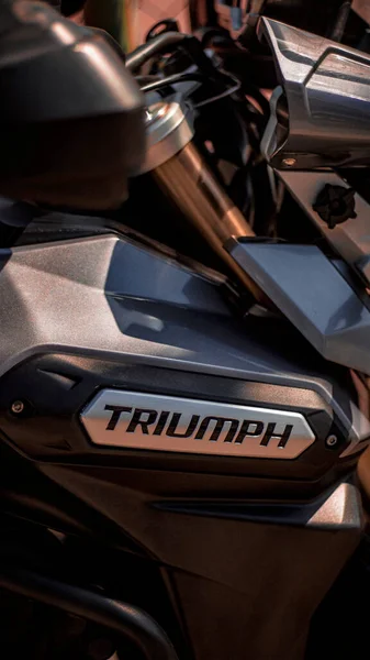 Triumph Xc1200 Adventure Motorcycle — Stock fotografie