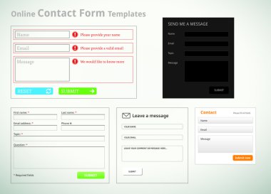 form şablonları ve karalamalar başvurun