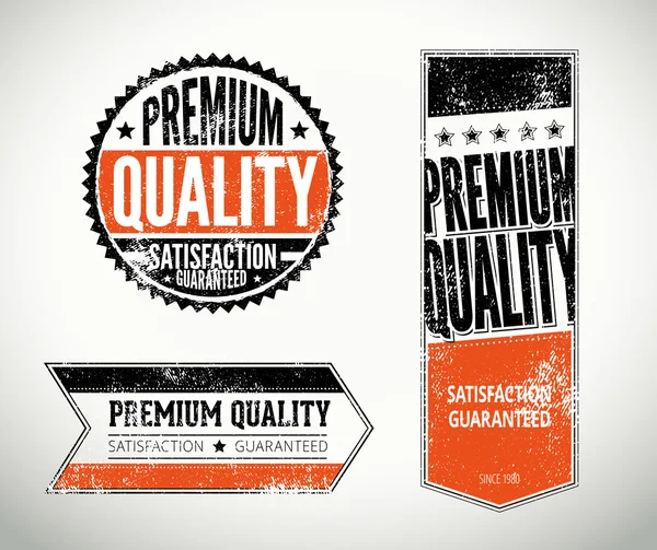 Kalite grunge mühürler ve pulları