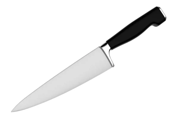 Isolated kitchen knife — Stock Photo, Image