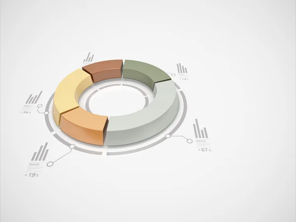 3D donut grafik