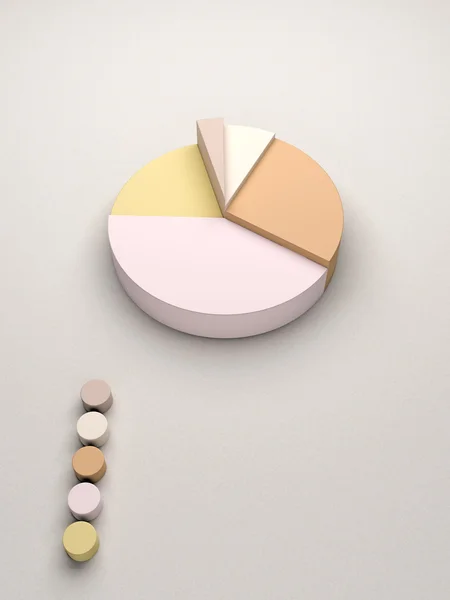 Cake statistics — Stock Photo, Image