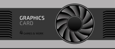 vektör grafik kartı pc bileşeni