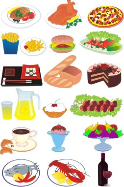 Food, picnic, fast food clipart