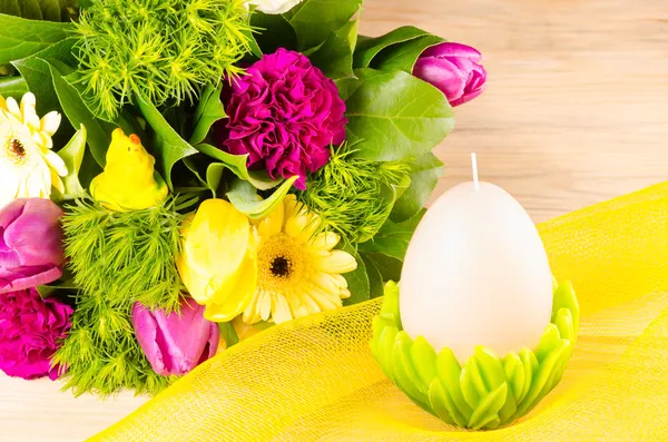 Easter decorativ candle — Stock Photo, Image