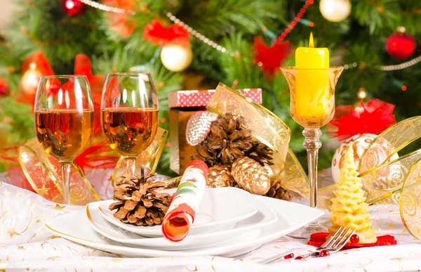 Christmas table — Stock Photo, Image