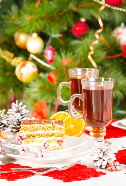 Christmas table — Stock Photo, Image