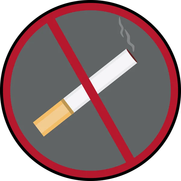 Interdiction de fumer — Image vectorielle