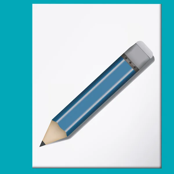 Basit bir kalem — Stok Vektör