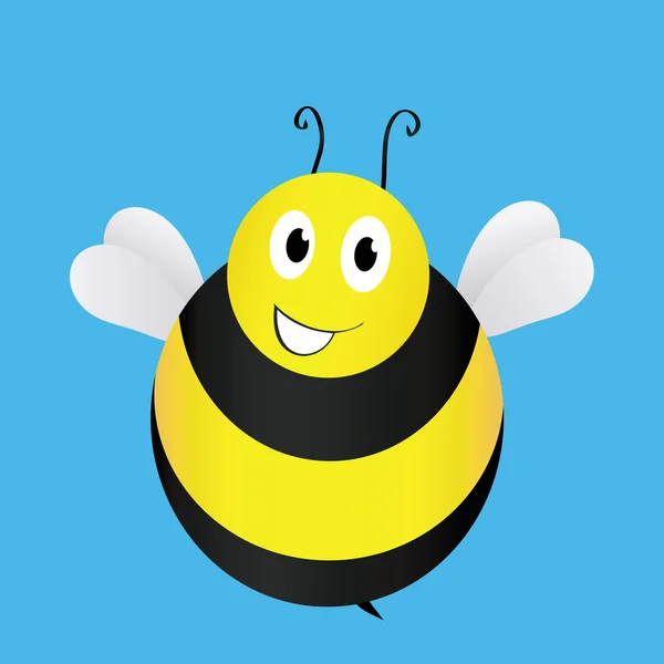 Tlustý včela — Stockový vektor