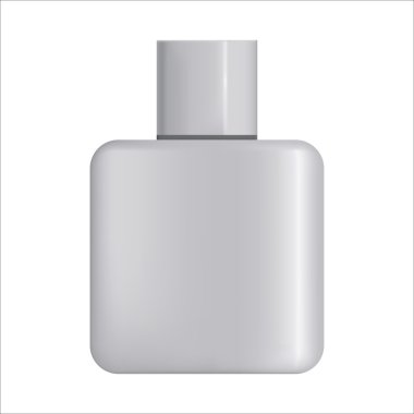 Beyaz parfüm şişesi