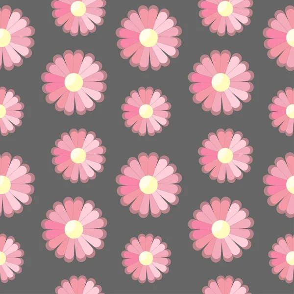 Tło z różowymi kwiatami — Wektor stockowy