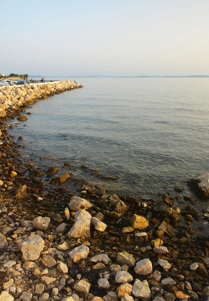 Piedras en la playa Privlaka — Foto de Stock