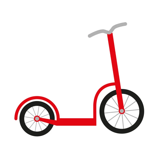 Scooter rouge — Image vectorielle