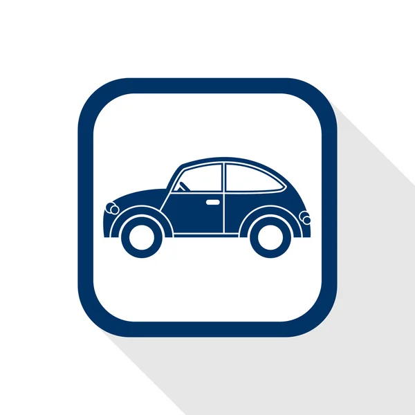 Car flat icon — Stock Vector