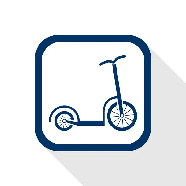 Scooter flat icon — Stock Vector