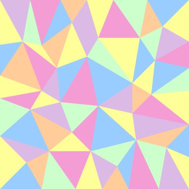 Triangular pastel background clipart