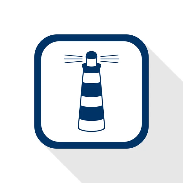 Lighthouse flat icon — Stock Vector