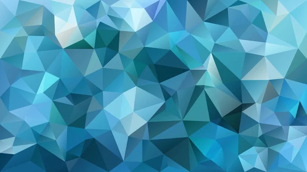 ベクトル抽象的な不規則な多角形の背景 三角形低ポリパターン 色冬青緑ターコイズ — ストックベクタ