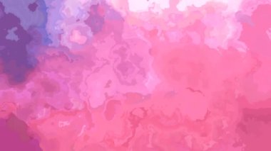 soyut animasyon ışıltılı arka plan tam HD dikişsiz döngü videosu - suluboya lekeli sıvı efekt - renk pasifik pembe pembe güllü karpuz ruj ruj balonlu sakız balonlu sakızlı efekt