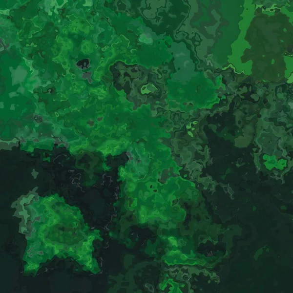 抽象的なパターンのテクスチャの背景水彩スプッチ液効果 濃い葉緑の色 — ストック写真