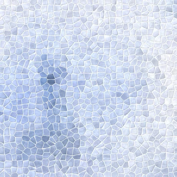 抽象的な自然大理石のプラスチック製の石のモザイクタイルのテクスチャの背景と白グラウト ライト雪の赤ちゃん青の色 — ストック写真