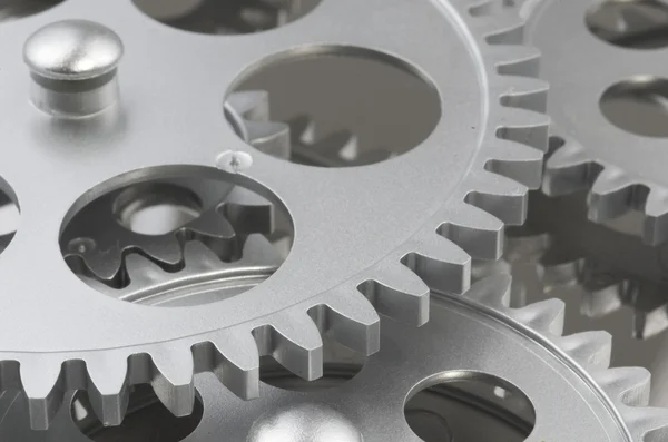 Gears Interlocked Together — Stock Photo, Image