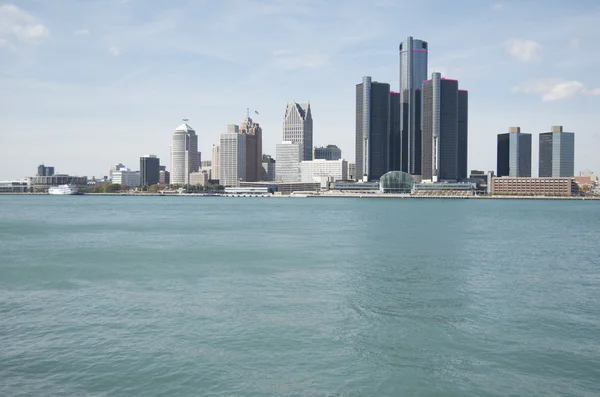 Horizonte de Detroit —  Fotos de Stock