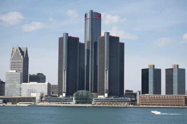 Skyline von Detroit — Stockfoto