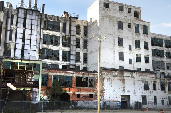 Detroit otomotiv fabrikası terk etti. — Stok fotoğraf