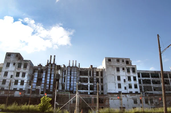 Detroit ha abbandonato la fabbrica automobilistica — Foto Stock