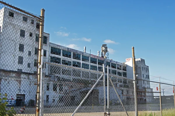 Detroit abandonado fábrica automotiva — Fotografia de Stock